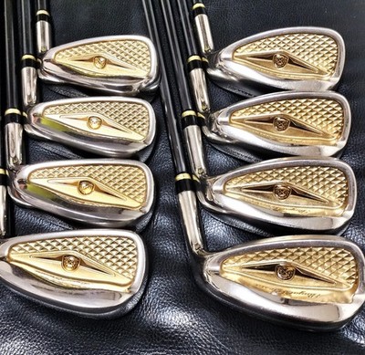 RARE Golf Iron Mizuno Grand Monarch Royal Cresta Original Carbon (R-1) 8p JAPAN