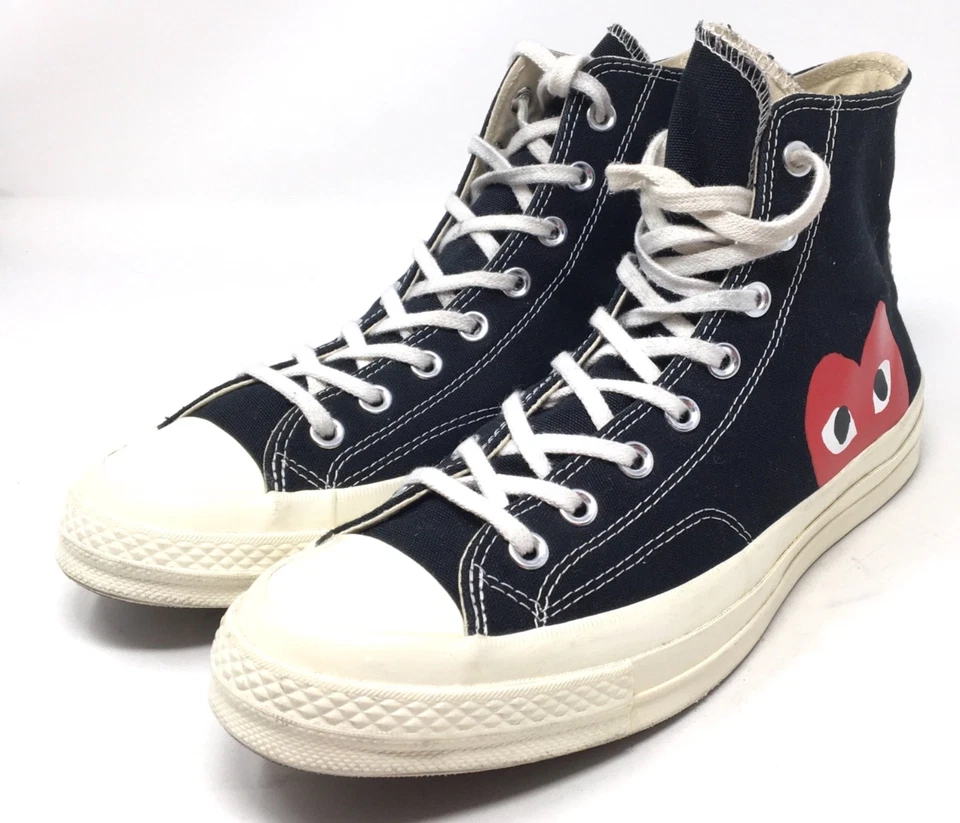 Converse Comme des Garcons Play xChuck 70 2015 High Black Hombre’s Talla 12 Mujer’s 9 Foto 3 de 4