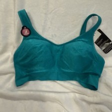 Bali 3488 Comfort Revolution Shaping Wireless Bra Womens L Large Teal New