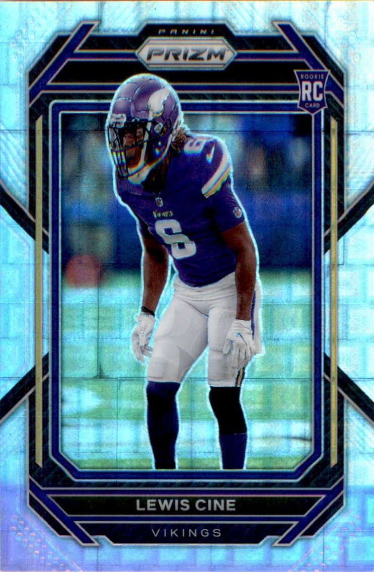 Lewis Cine 2022 Panini Prizm Premium Pandora Silver Holo RC #380 371/400