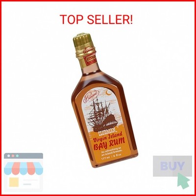 Clubman Pinaud Virgin Island Bay Rum Shave Cologne, After Shave Fragrance, 6 fl