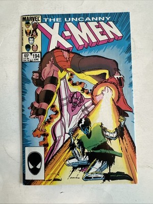 UNCANNY X-MEN #194  (1985)  FENRIS!  JUGGERNAUT!