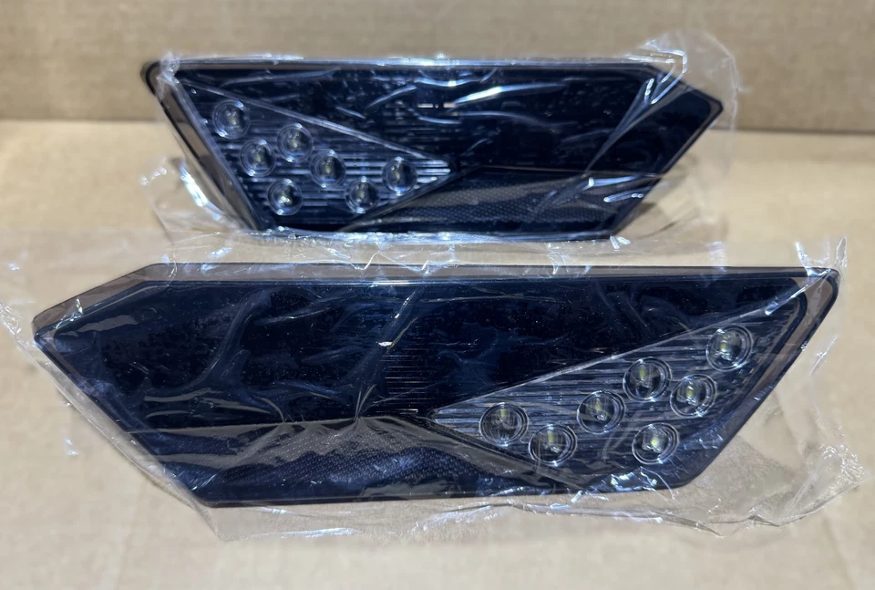 LED Tail Lights  With REVERSE LIGHTS 15-18 POLARIS RZR 900 & S backup Black - Image 2 of 4