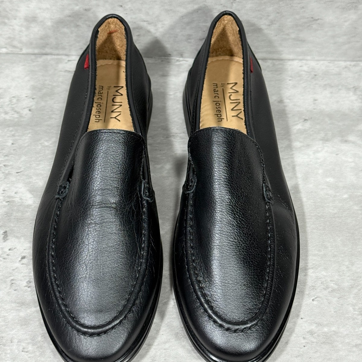 MJNY by Marc Joseph- Black Leather Slip-On Loafers Amazon.com | Marc Joseph New York Women main image 2