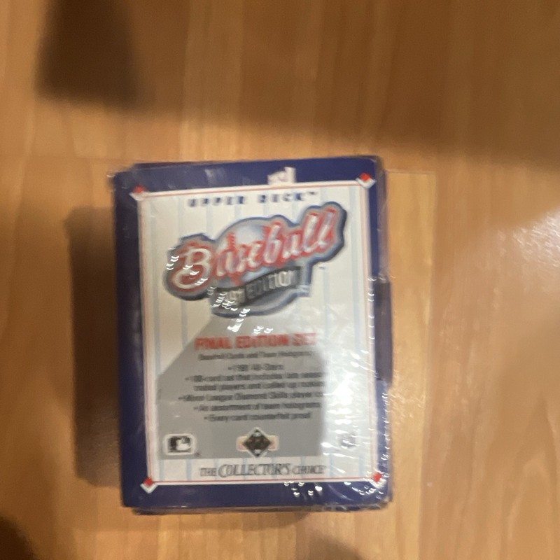1991 Upper Deck Baseball Final Edition Factory Sealed Complete Set