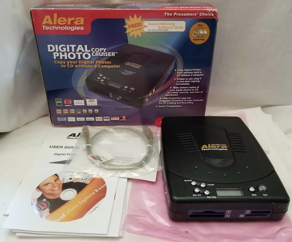Alera Technologies 310101 Digital Photo Copy Cruiser and External CD Writer - Image 2 of 4