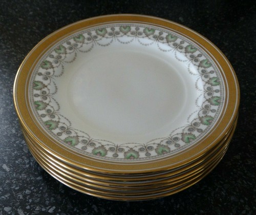 Royal Cauldon England china, white and gold side plate, 19cm, pattern 5838 - Picture 2 of 6