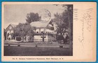 WEST SWANZEY NH UND/B 1905 POSTCARD - Denman Thompson Residence