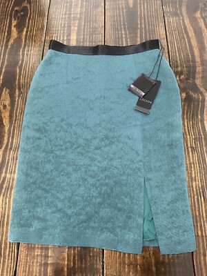 ESCADA Women s MIDI Teal Skirt 40 NWT