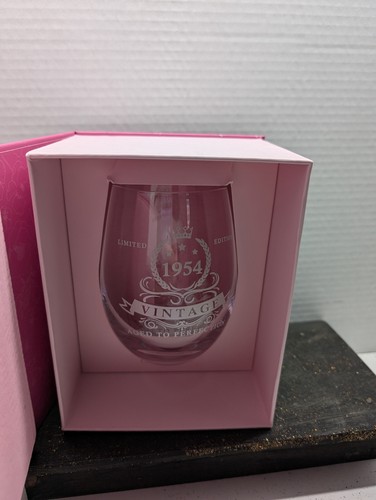 1954 vintage swanfort wine tasting glass - Picture 2 of 5