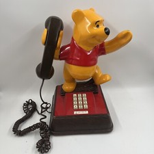 Vintage WINNIE THE POOH Landline Telephone Collectible Antique Disney 1964