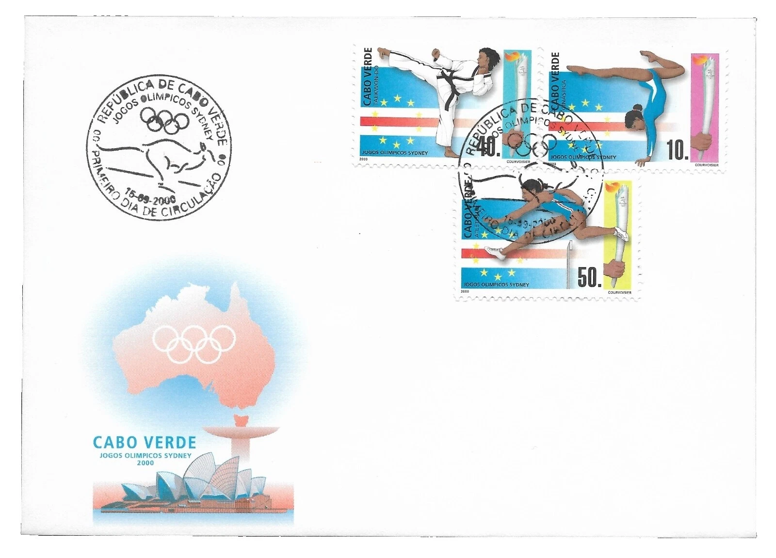 Sellos usados Cabo Verde