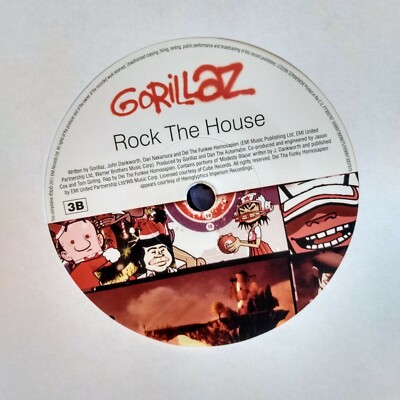 rare GORILLAZ: Tomorrow Comes Today / Rock the House 7