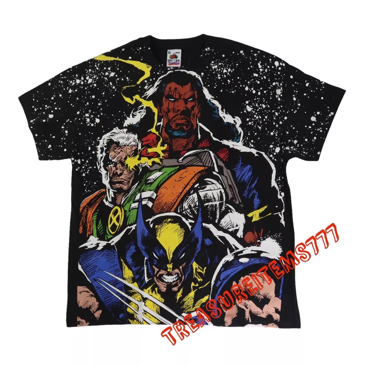  Marvel X-Men Wolverine Classic Retro Costume T-Shirt :  Clothing, Shoes & Jewelry