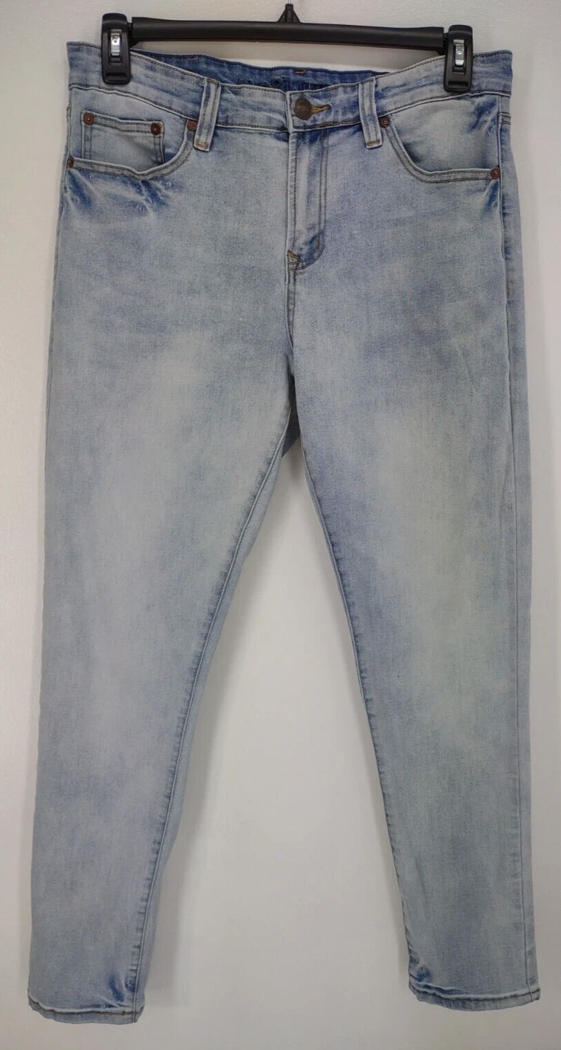 Jean homme Rue 21 taille 34 x 30 Supreme Flex slim conique bleu poches extensibles