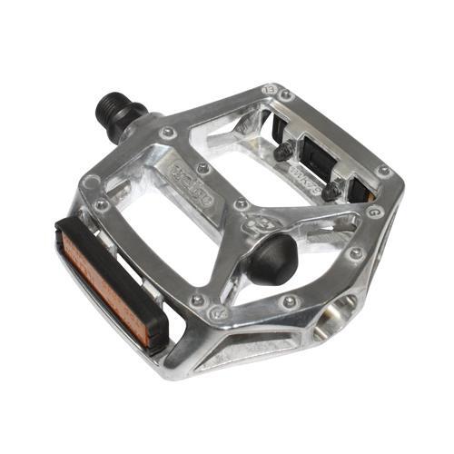 Paire De Pédales VTT Newton Alu Noir - Wellgo R200 DJ - Cage Acier 9/16 - Roulement