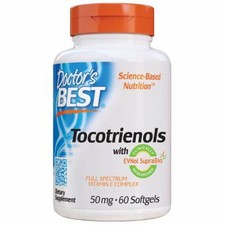 DOCTOR'S BEST, TOCOTRIENOLS 50mg Vitamin Complex 60 Softgels GREAT PRICE