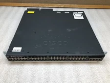 Cisco Catalyst 3650 WS-C3650-48FD-S 48-Port Gigabit Managed Switch
