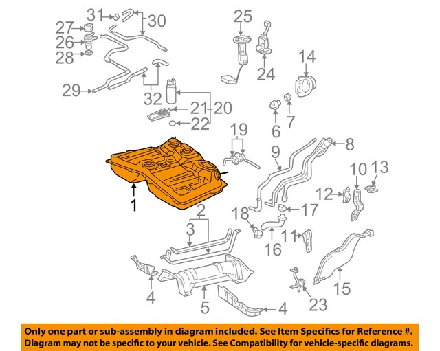 TOYOTA OEM 0105 RAV4Fuel Tank 7700142130 eBay