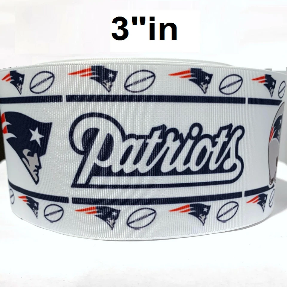 GROSGRAIN ЛЕНТА 5/8», 7/8», 1,5», 3 «СПОРТИВНАЯ КОМАНДА S1 ФУТБОЛ напечатано - Изображение 2 из 2