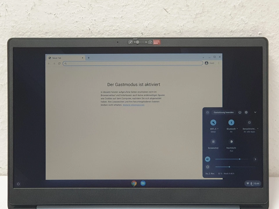 Lenovo IdeaPad 3 MT8183 2GHz 64GB eMMC 4GB Notebook Laptop Chromebook 14" - Bild 2 von 4