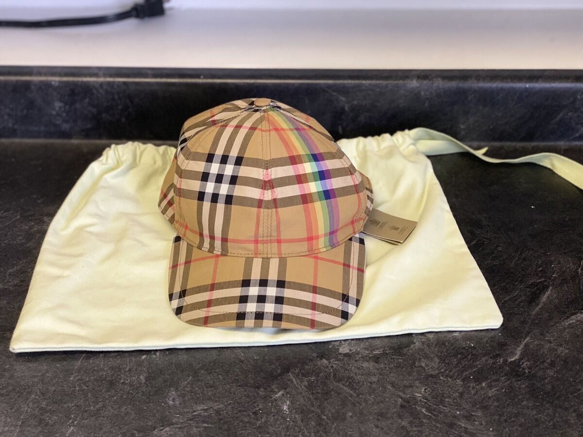 NEW Collectors Piece Burberry Vintage Nova Check RAINBOW NEW Collectors Piece Burberry Vintage Nova Check RAINBOW