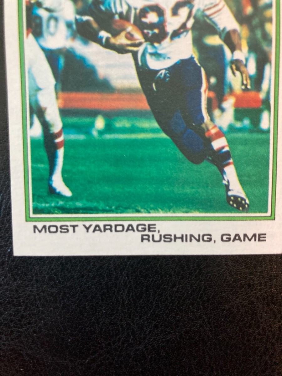 1976 Topps Football OJ Simpson Record Breaker Nr Mint Mint 1976 Topps Football OJ Simpson Record Breaker Nr Mint Mint
