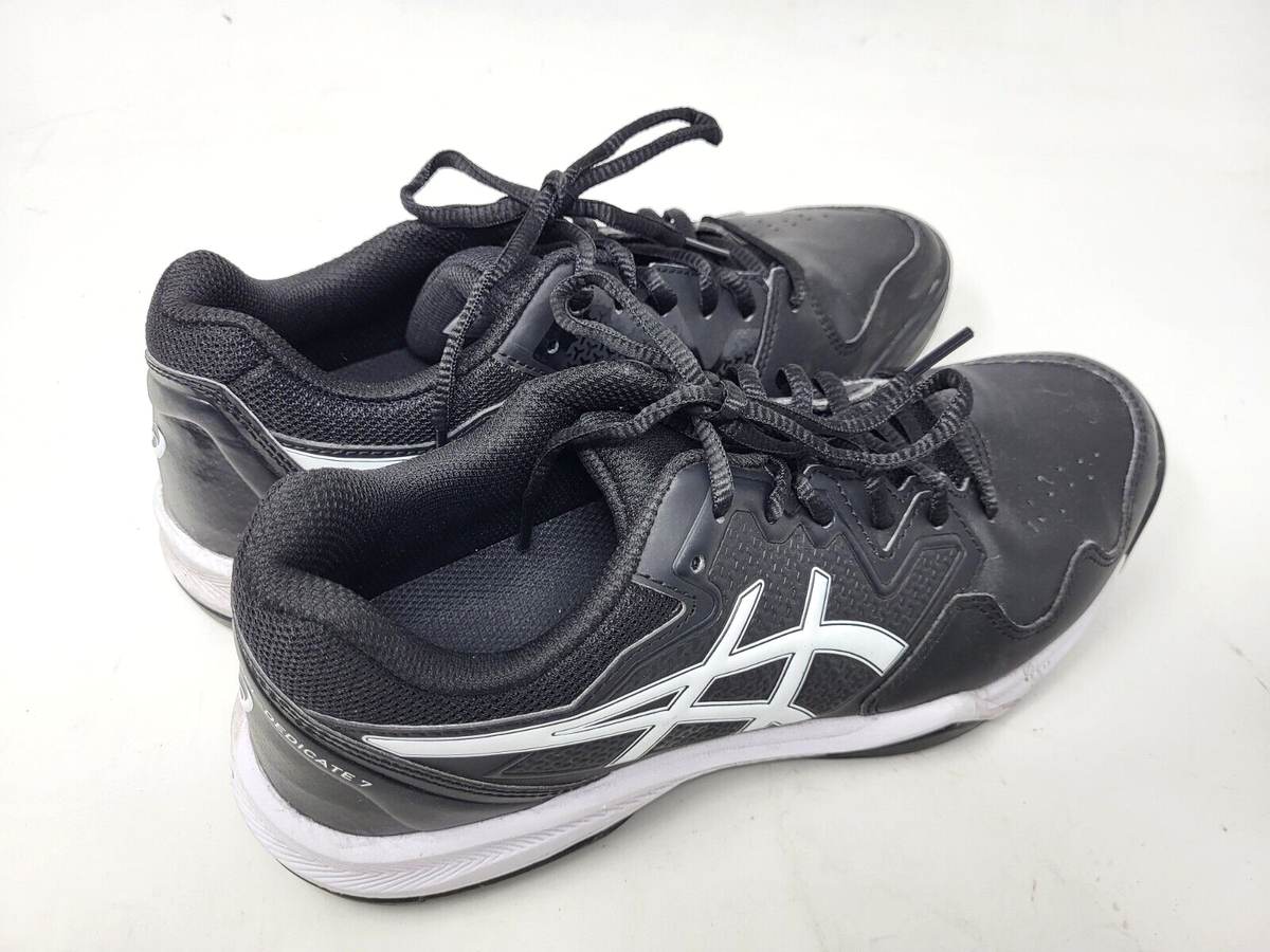 ASICS Men's Gel-Dedicate 7 Tennis Shoes Black/White Size 7.5 US | eBay