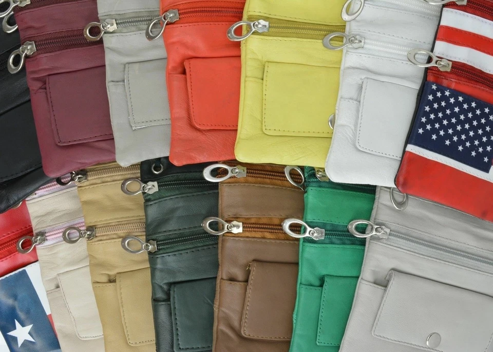 Funda De Cuero Rojo Para Pasaporte Con Cuerda De Viaje - Imagen 3 de 4