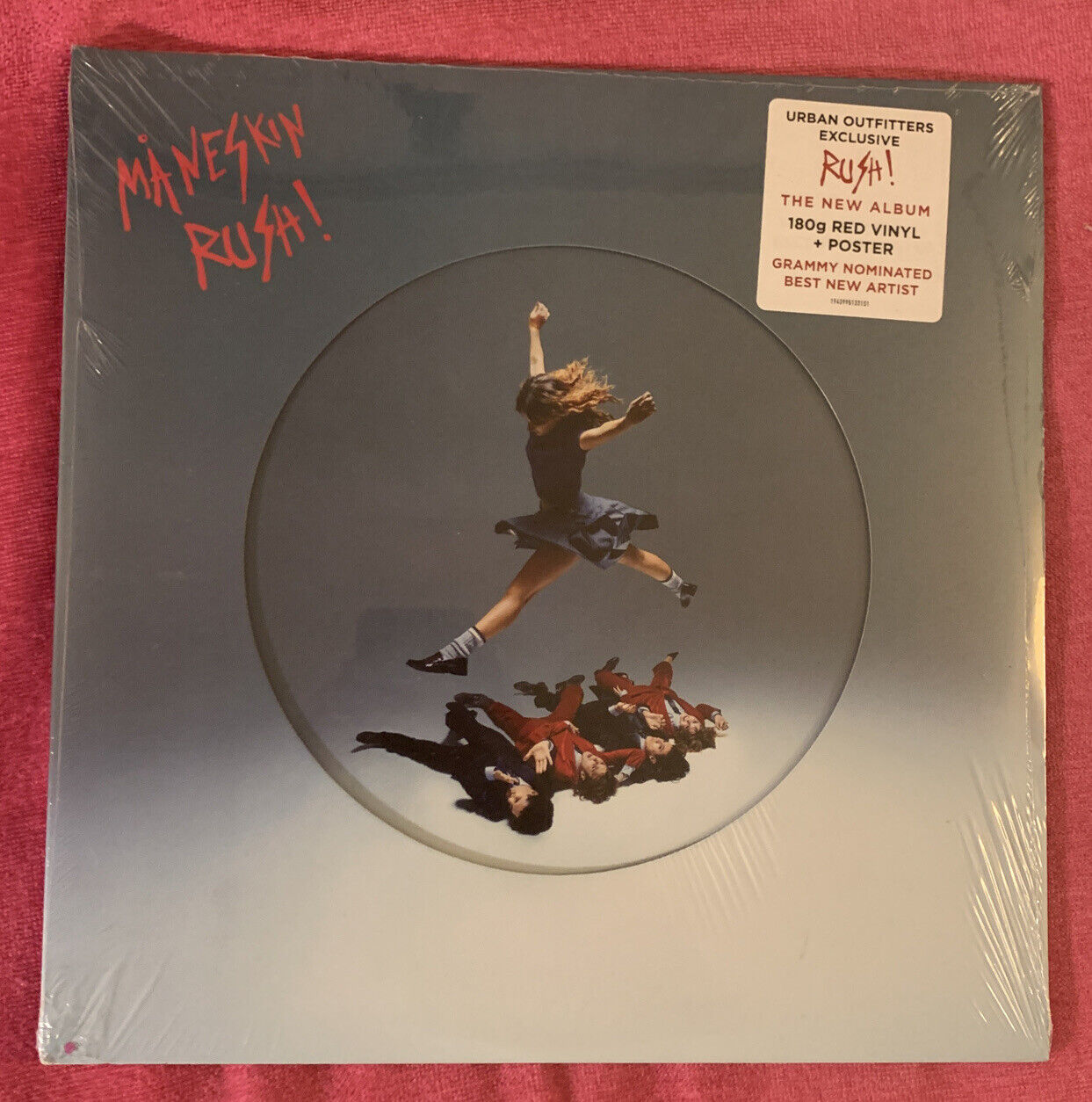 Maneskin LP Rush! 180g Red Color Vinyl with Poster Sealed New