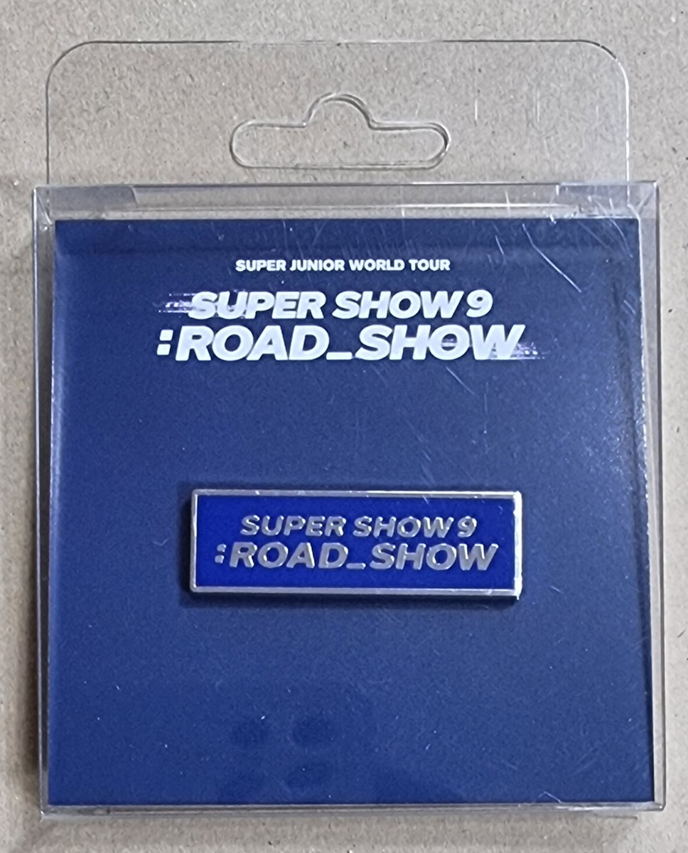 SUPER JUNIOR SUPER SHOW 9 : ROAD_SHOW OFFICIAL MD BADGE NEW | eBay