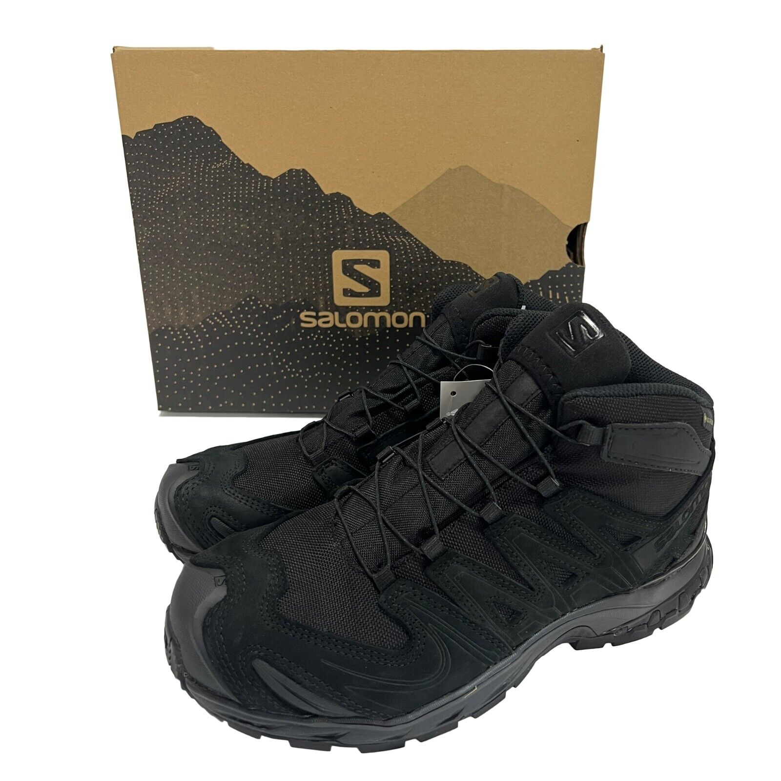 Conform krabbe spil Salomon XA Forces Boots Mid GTX EN Men&#039;s Boot, Waterproof L409218,  Black | eBay