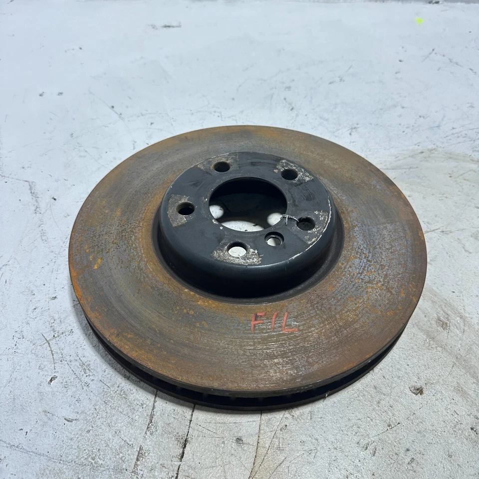 Disco rotor de freio dianteiro esquerdo do lado do motorista 2011-2017 BMW 535i GT 3.0L AWD fabricante de equipamento original - Imagem 2 de 4