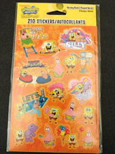 SpongeBob SquarePants Nickelodeon Variety Pack Stickers 2010 New Old Stock