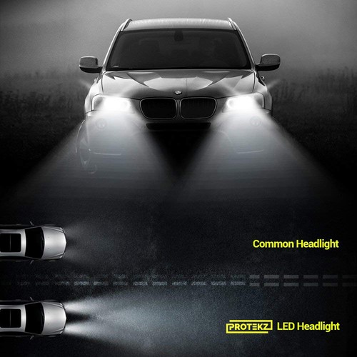 Protekz LED Light Bulb Conversion Kit 100W 40000LM 6000K 9005 Hb3 + 9006 HB4 SET - Foto 5 di 12