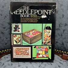 1976 The Needlepoint Book 303 Stitches with Patterns  Projects Hardcover