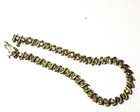 10k yellow gold 2.64ct I1 I diamond S link tennis bracelet 10.7g estate 7" — photo 3