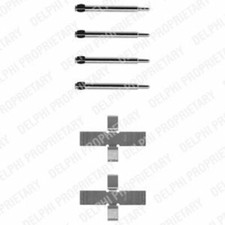 DELPHI Accessory Kit, disc brake pads LX0003