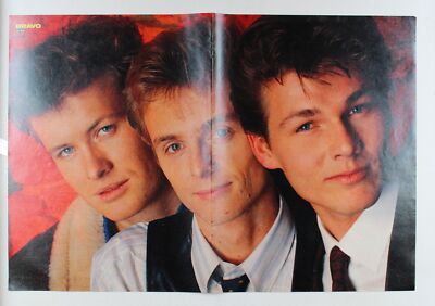 A-Ha Bravo Poster - German 80s Magazine Portrait Poster - Close-Up