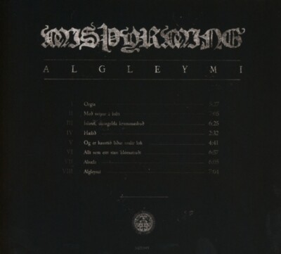 T-shirt Groupe Misþyrming - Noir Unisexe, Coton, Tailles S à 5XL, Neuf Sans étiquettes, Livraison Offerte