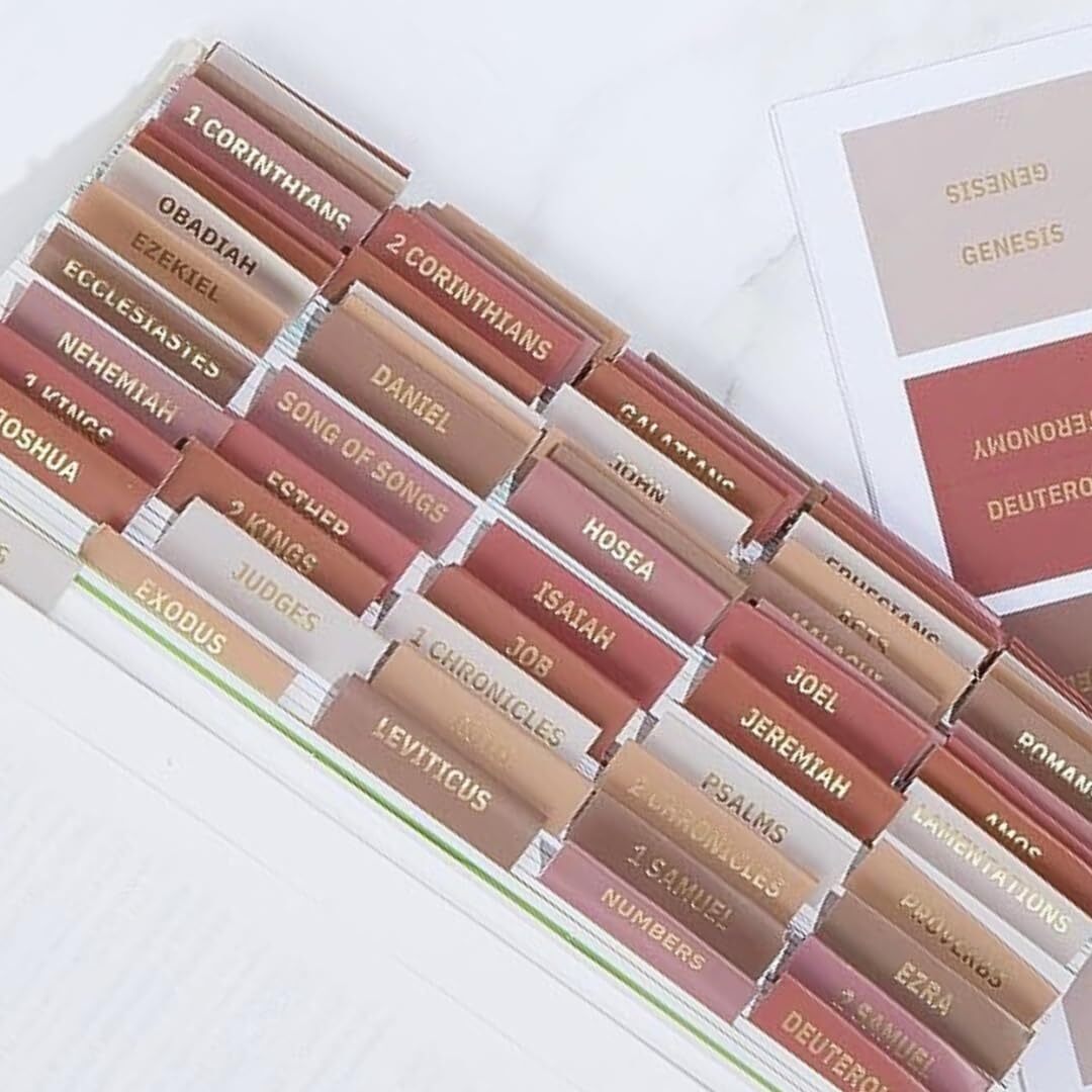 Earthy Gold Foil Bible Tabs for Women - 96 Piece Set