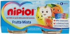 Nipiol Omogeneizzati Frutta Mista Offerta 12 Vasetti da 80 gr