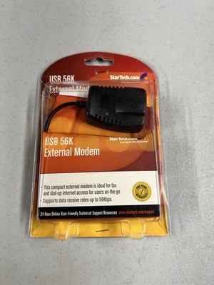 StarTech USB 56K External Modem New Sealed In Package 