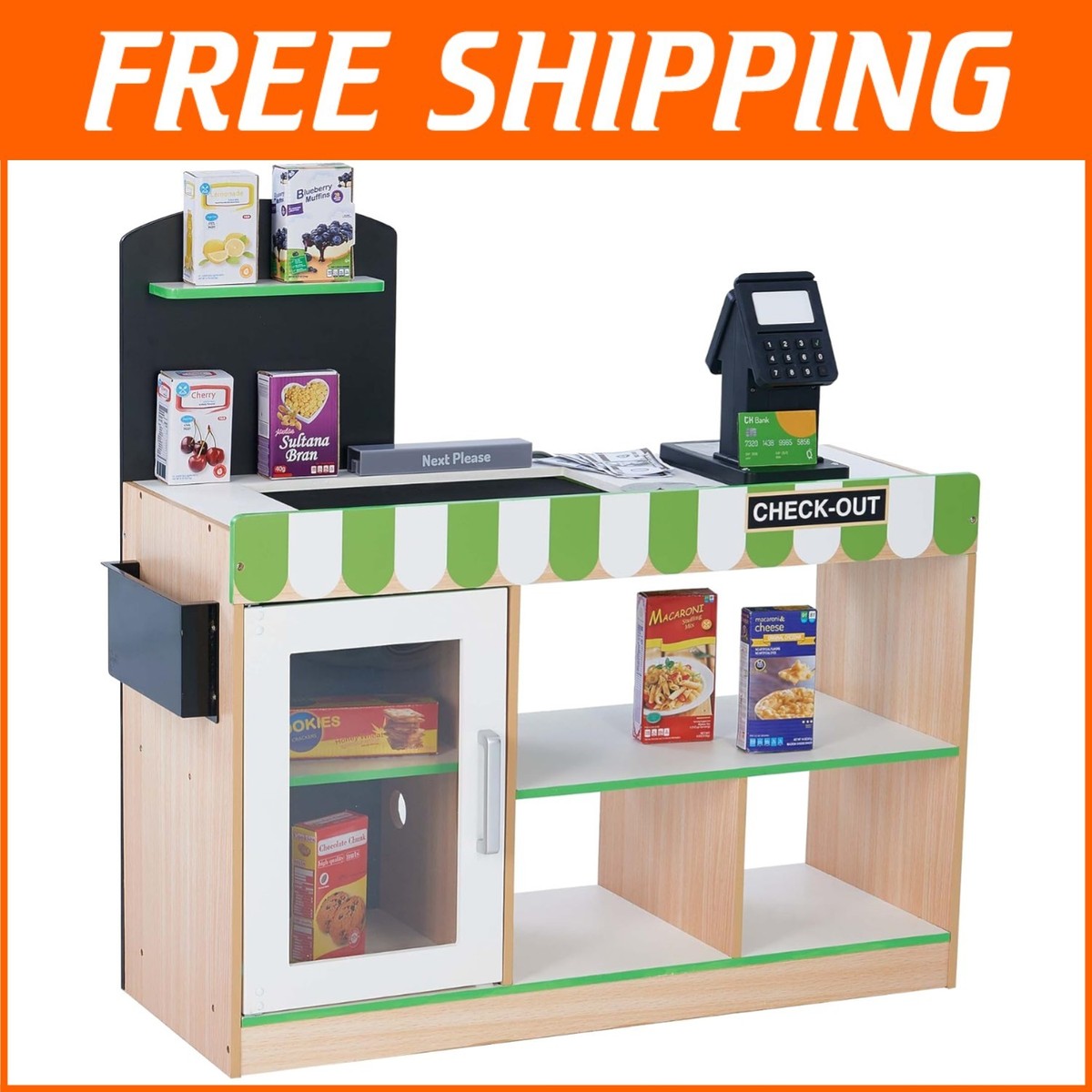 Conveyor Belt Pretend Play Supermarket Compact Kids' Grocery Play