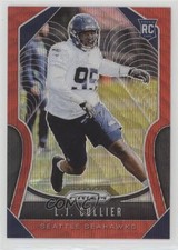 2019 Panini Prizm Rookies Red Wave Prizm 73/149 LJ Collier #380 3hk