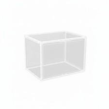 Figure Display Box Extra Large Clear Figure Case Easy to Clean for Shelf, Desk