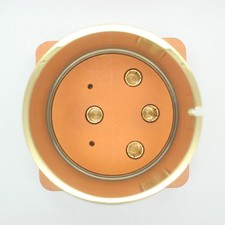 Presa tubo EIZZ Premium 1 pezzo per 212 KR1610 base bachelite titanio placcato oro