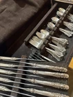 Wallace Grand Baroque Sterling Silver Flatware Set Spoons Forks Knives