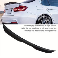 Universal Gloss Black Rear Roof Spoiler Wing Suv Hatchback Mpv Aerodynamic