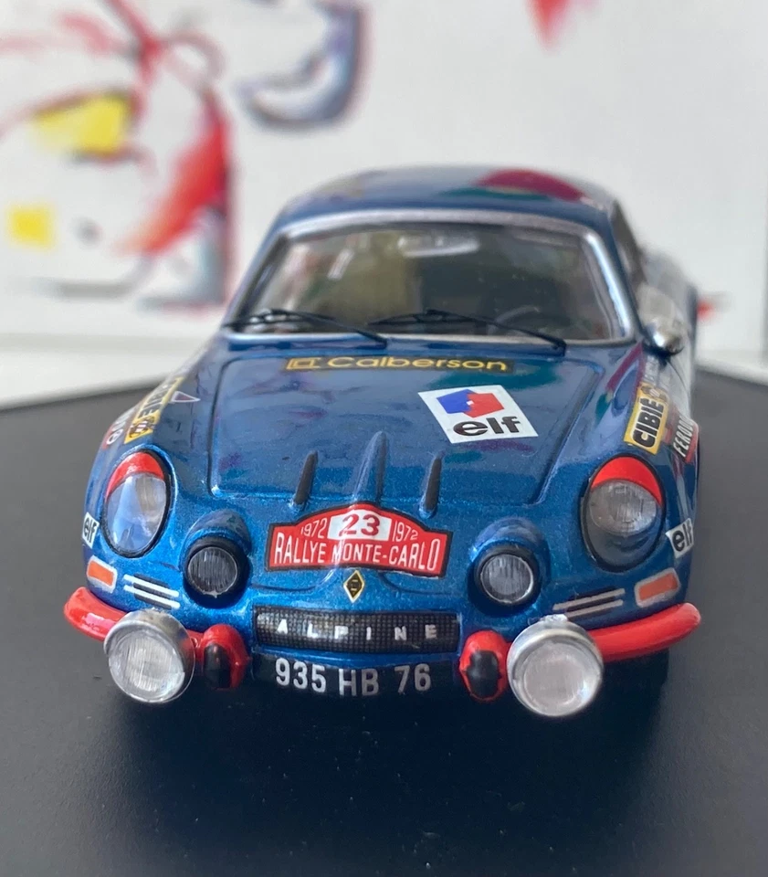 1/43 Trofeu TR807r Alpine Renault A110 1600 1972 Monte Carlo #23 Nicolas & Vial Foto 3 de 4
